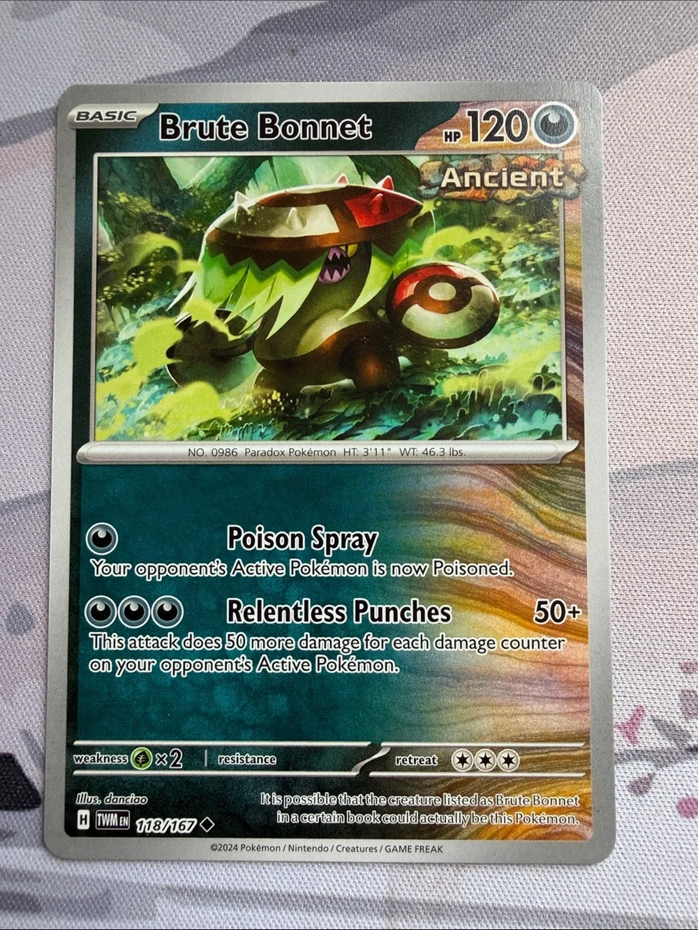 ⏳ Ancient & Future Pokémon Card Lot | Iron Valiant Flutter Mane ✨5/$25✨